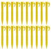 Pack of 20 Tent Nails Plastic Ground Pegs with Hooks Garden Fence Rainproof Cloth Camping Awning Stakes Support Nail