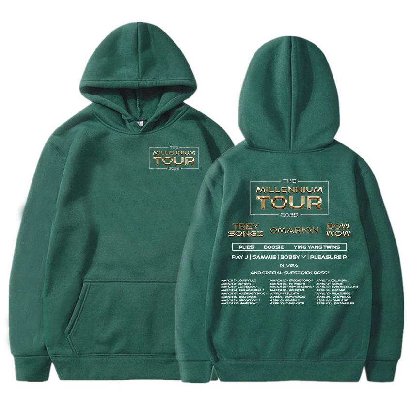 The Millennium Tour 2025 Graphic Hoodies Funko Pop Fashion Sweatshirt for Autumn/Winter Vintage Clothing Moletom Women Pullovers