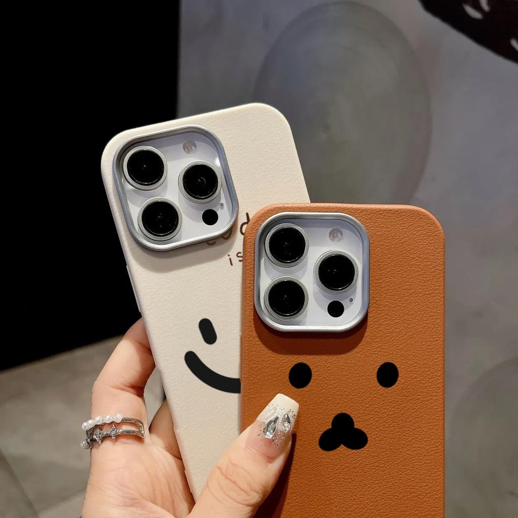 Luxury Smiling Face Phone Case for Xiaomi Redmi Note 14 13 12 Pro Plus 4G 5G 14C 13C 12C 11 10 10S 11S 12S Shockproof Soft Cover