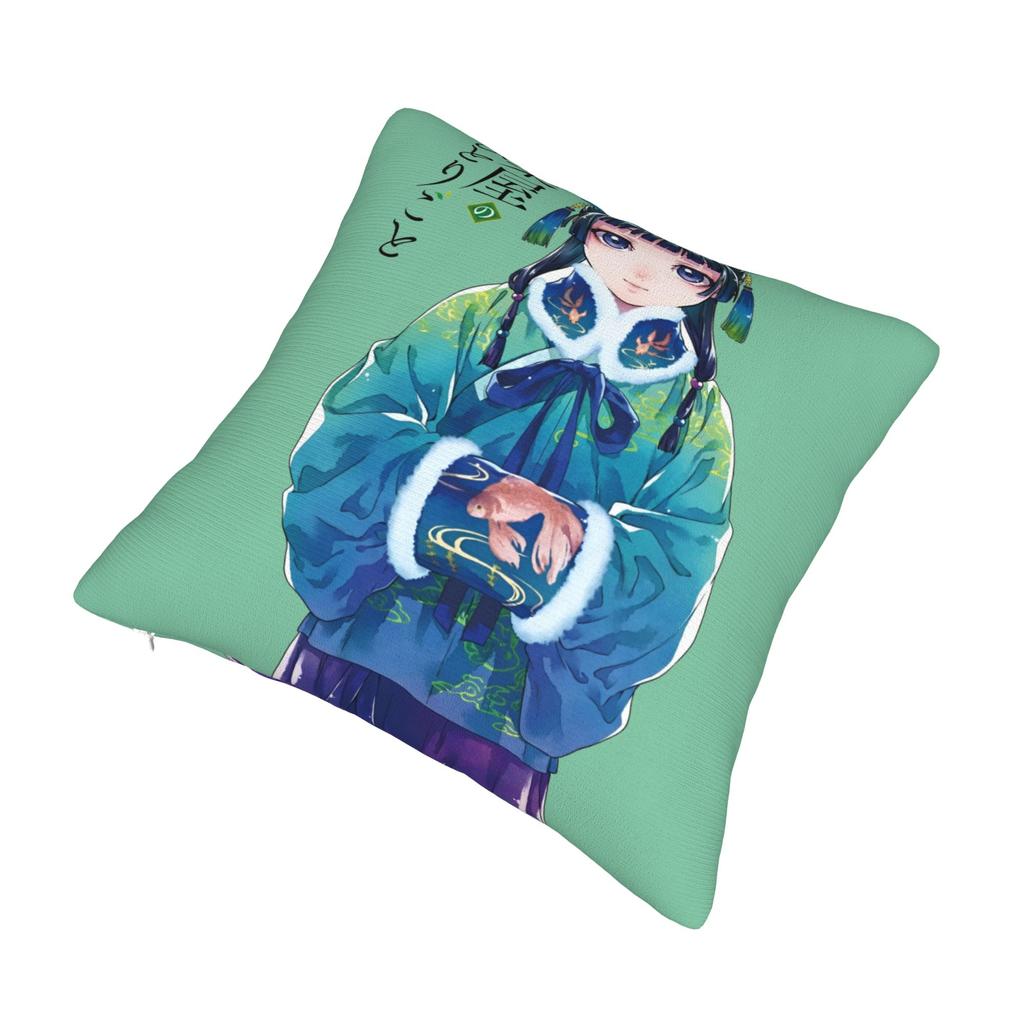 Weiche Maomao Die Apotheker-Tagebücher Kissenbezug Polyester Kissenhülle Deko Manga Anime Kissenbezug Hülle Zuhause Dropshipping