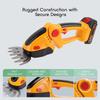 Cordless Hedge Trimmer Grass Cutter Handheld Garden Pruning Shears Electric 21V Lithium-ion Battery Powered Includes Charger
