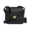 Rambler 16 Twist Lock Leather Shoulder Crossbody Bag Women's Black