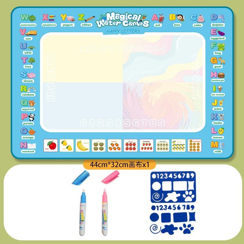 

Magic Water Canvas With Pens Durable Magic Water Drawing Mat For Kids Montessori Educational Toys For Kids Christmas Present