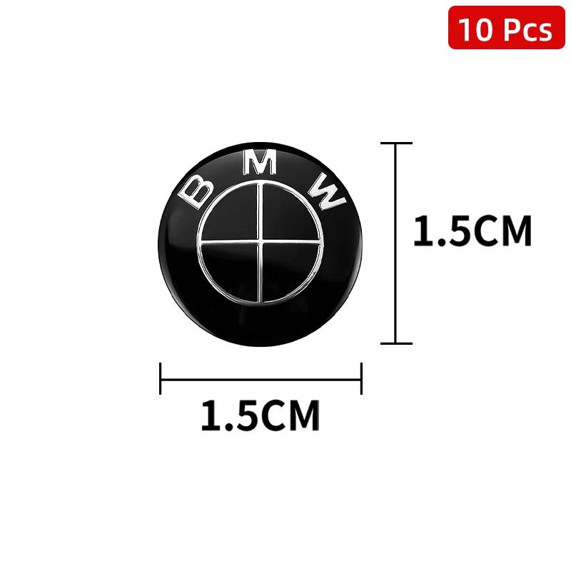 15mm Car Door Keyhole Cover Sticker Car Door Lock Keyhole Protection Stickers For BMW Performance M1 F25 F26 F15 F16 E90 E91 E92