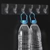 Transparent Plastic Glue Hooks Kitchen Bathroom Hooks Nail-Free Wall Hanger