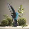 6 Inch Brushless Cordless Electric Chain Saw Portable Tree Branch Cutting Tool 21V Battery Woodworking Garden Logger(No Battery)
