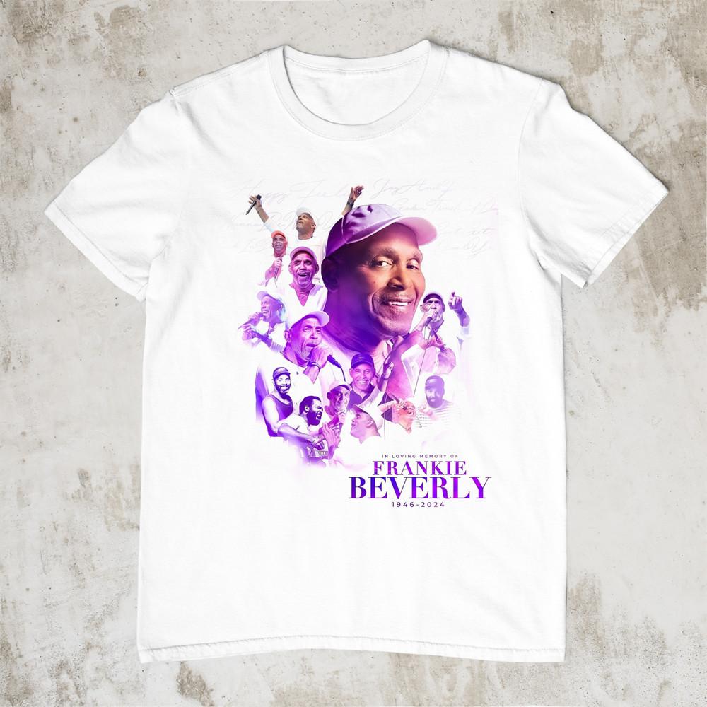 NEW Frankie Beverly 1946-2024 Maze Featuring Frankie Beverly White Shirt AR18 Unisex T-Shirt XXXL