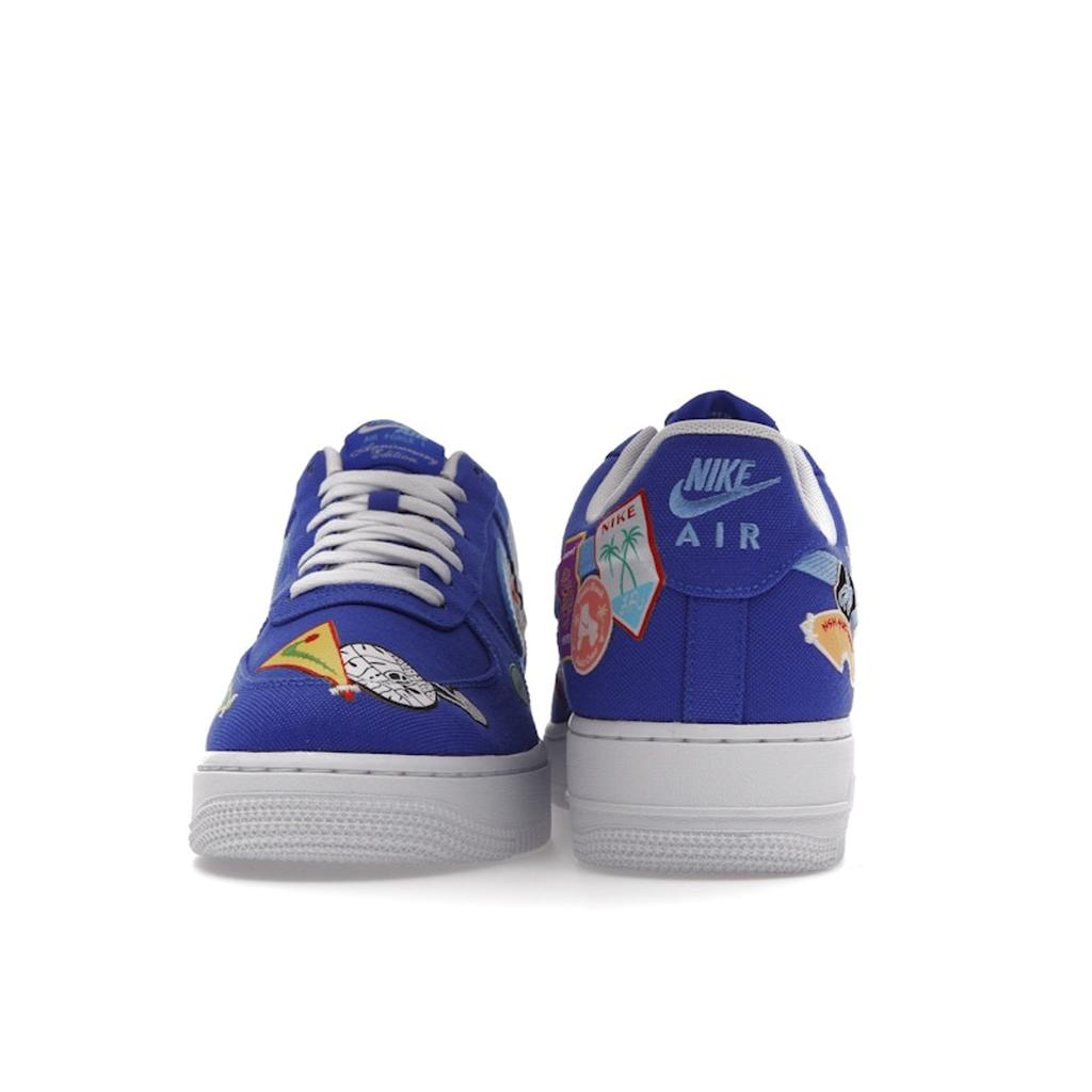 Nike Air Force 1 07 Patched Up - Los Angeles Men Sneakers Blue Racer-Blue University-Blue DX2304-400