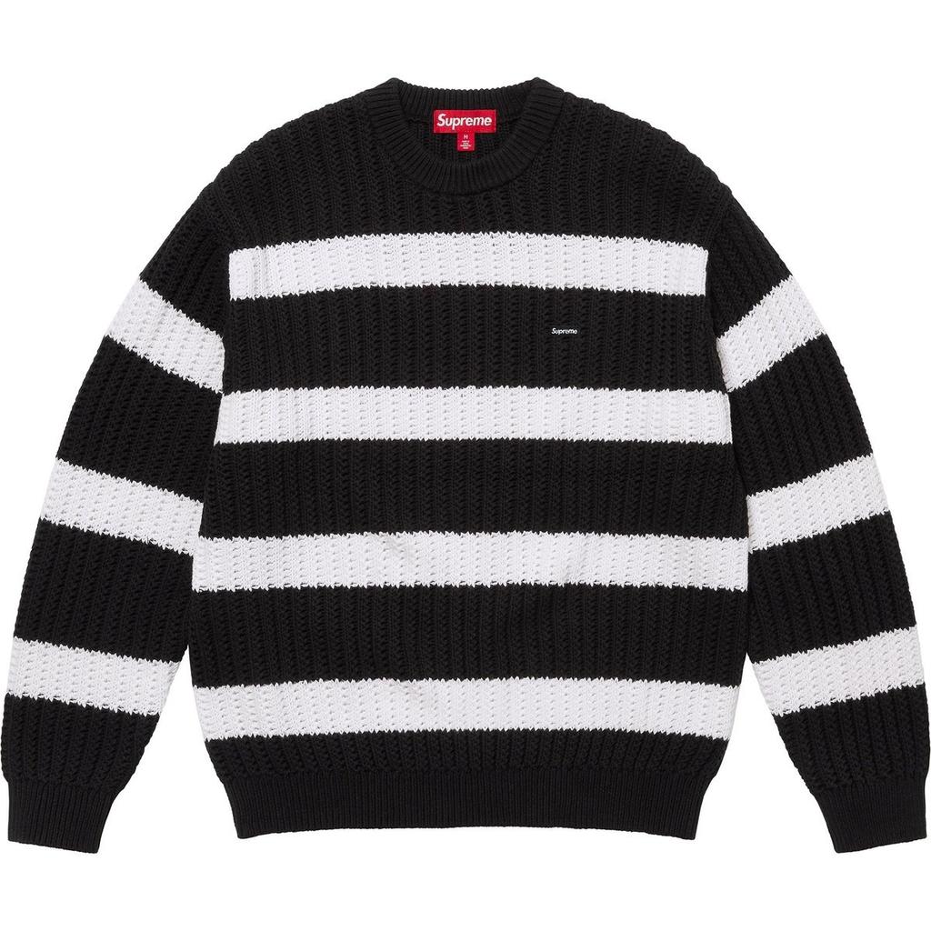 Supreme Loose Gauge Stripe Small Box Sweater Unisex SUP-SS25-137