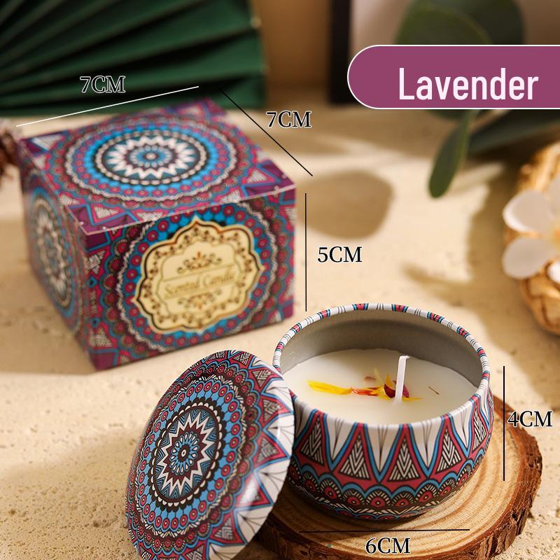 

Dried Flower Scented Smokeless Candle Set - Long-Lasting Fragrance for Bedroom, Indoor Decor, and Gifting