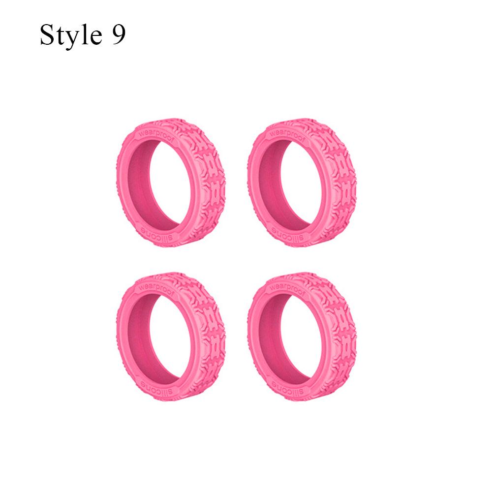 4PCS Premium Silicone Luggage Wheels Protector Covers Silent Shock-Proof Suitcase Wheels Cover Durable Trolley Box Casters Cover