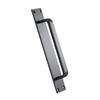 Set of 2 Multipurpose Barn Door Handles Hole Center Sturdy Aluminum Alloy for Sliding Door In Bathroom and Kitchen