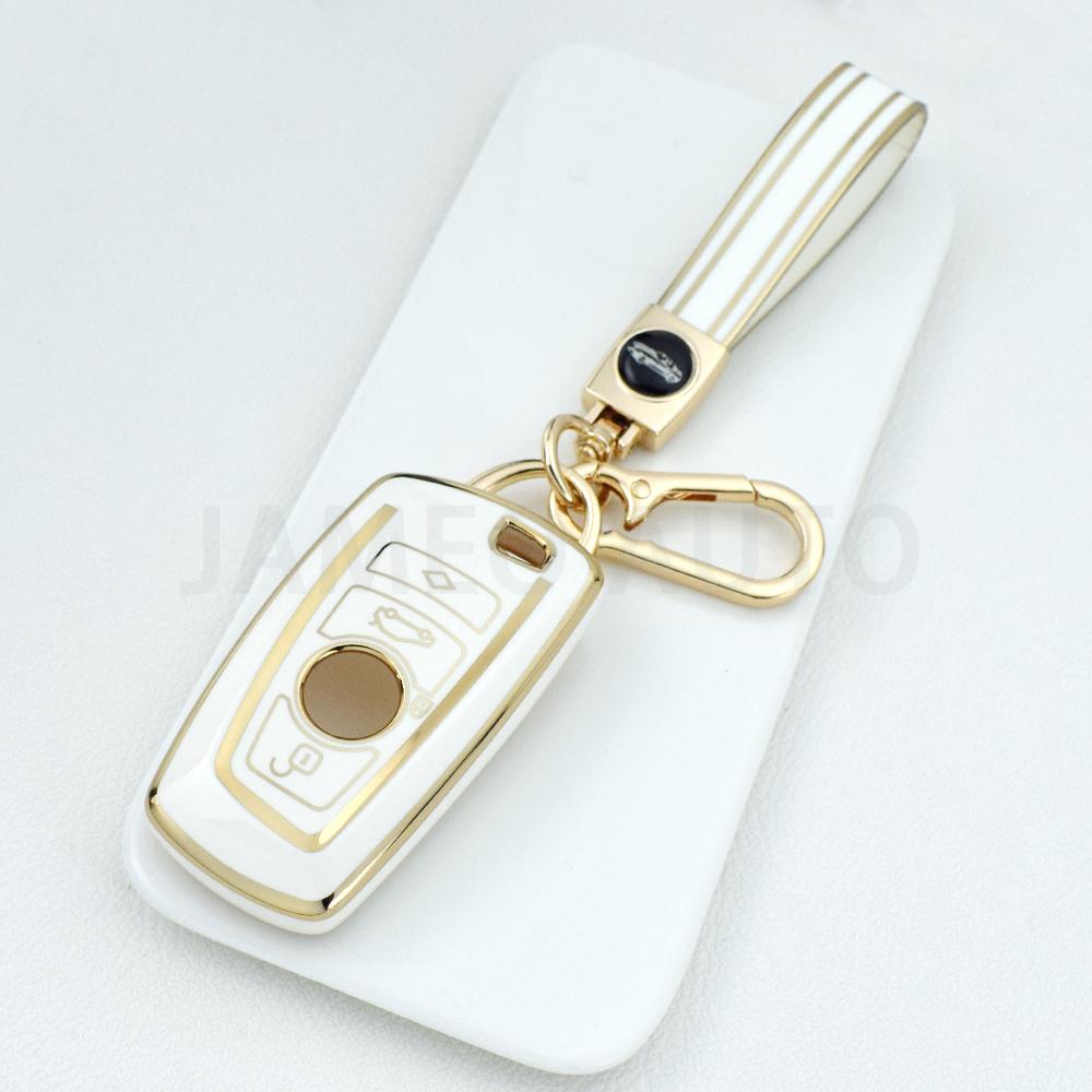 Tpu Car Key Case Cover For Bmw 1 3 5 7 Series X3 X4 M3 M4 M5 520 525 F30 F10 F18 118I 320I Key Protector Soft Shell Key Chains
