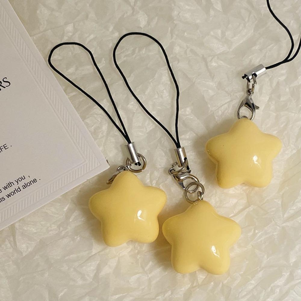 Pendant Star Phone Strap Phone Lanyard Mobile Phone Chain Fashion Phone Hanging Rope  Girl Jewelry