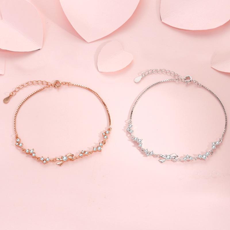 Schleife Liebe Armband Damen Nische Exquisit Mode Leichter Luxus Temperament Vielseitig Neuer Handschmuck Damen