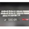 Malibu XL autodeur- en kofferbaklogo stickers XL535T 530T 550T