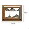 Art Picture Home Decor Decoration Liquid Hourglass Ornament Sandscapes Crafts Flowing Sand Painting