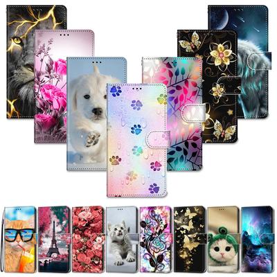 Luxury Painted Leather Case Wallet Book Style Protective Cover for Redmi K60 Ultra/Redmi Note14 Note13 Note11/Redmi 13C A3 10C K40S K30S 10A 8A 9A 9C