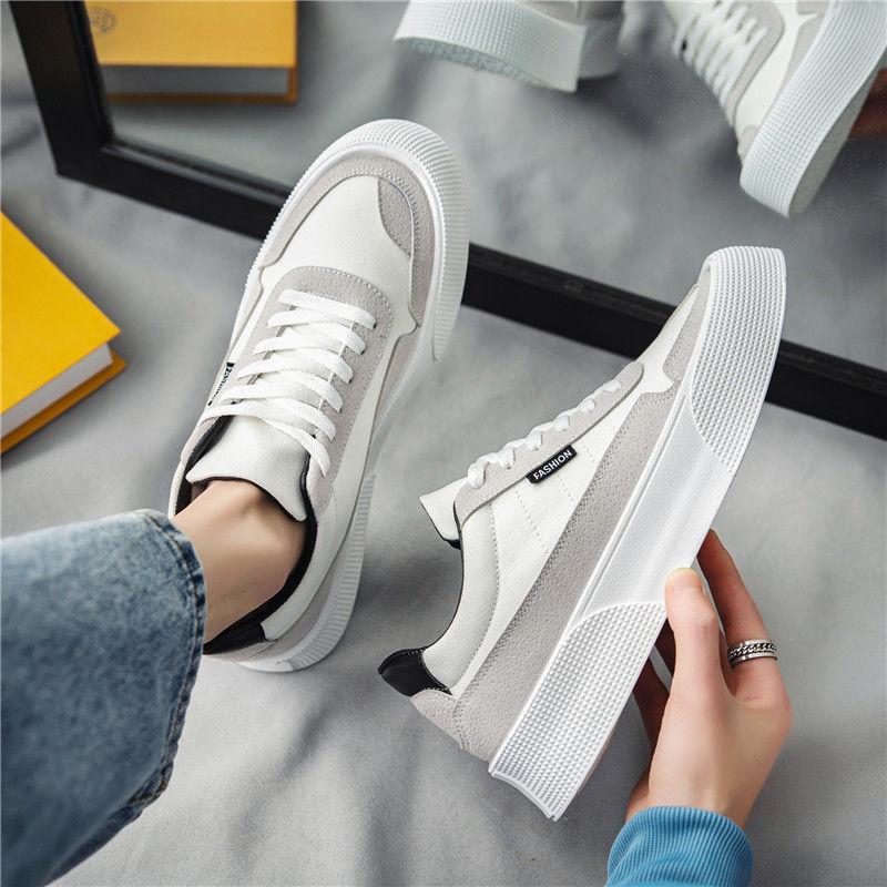 Canvas Men's Shoes Autumn Breathable Niche Design Versatile Casual Board Shoes Men's Inner Height Increase Black Sports Trendy Shoes
