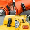 Aluminum Black Hood Latch Locking Catch Kit For Jeep Wrangler JK JKU 2007-2017