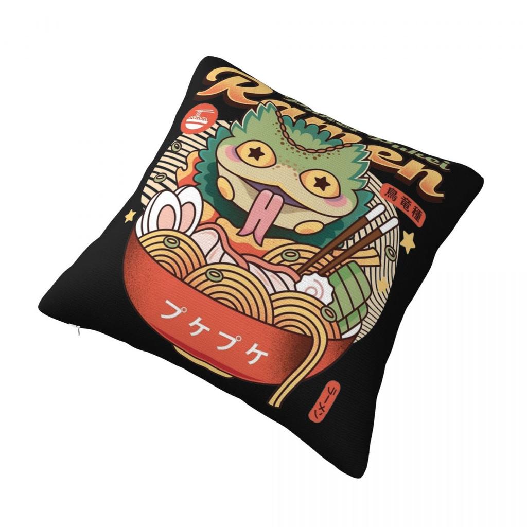 Pukei Pukei Ramen Monster Hunters Kissenbezug Weicher Kissenbezug Dekorationen Spiel Anime Wurfkissenbezug Bezug Zuhause
