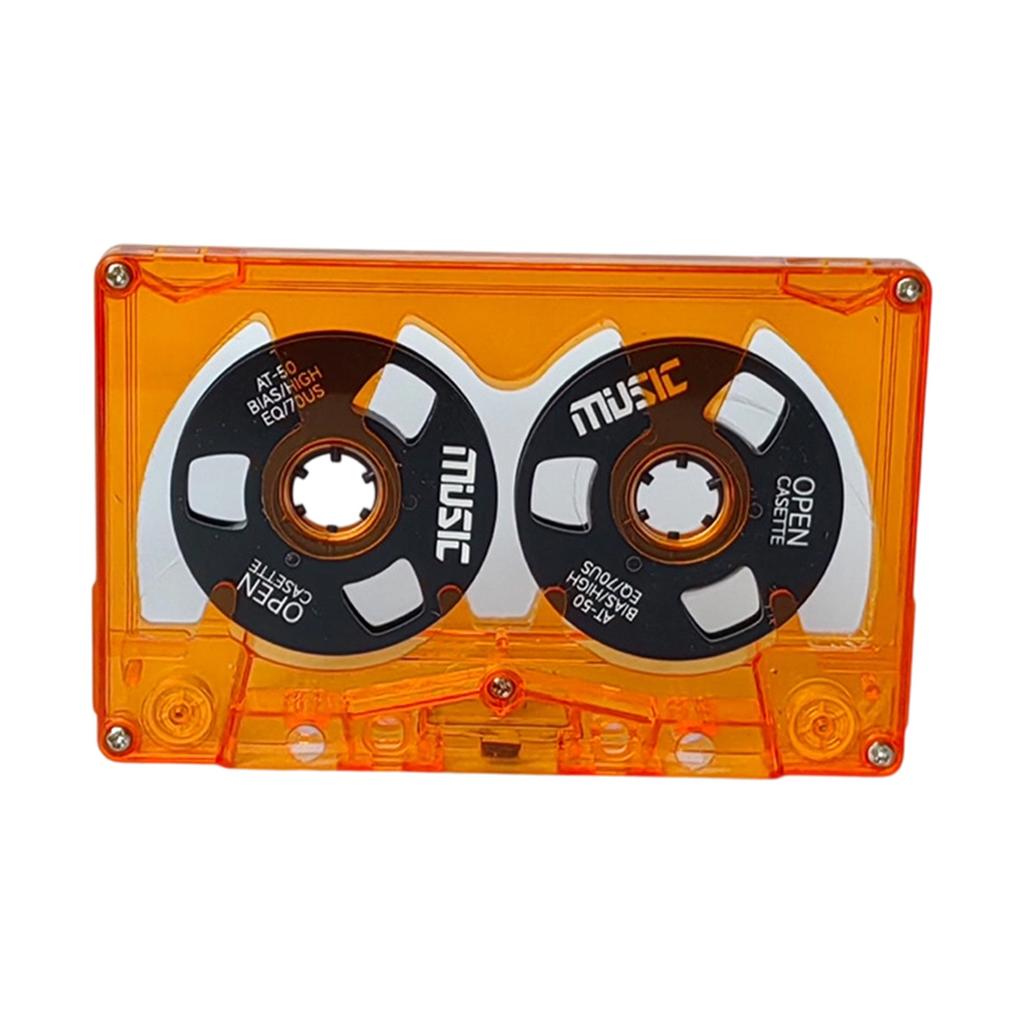 Collectible Open Frame Metal Cassettes 45Minutes Double Side Blank Cassettes Tape Premium Audios Claritys Creative Projects