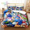 Game Gamer Megaman X Bedding Set Single Twin Full Queen King Size Bed Set Adult Kid Bedroom Bedding Gift