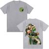 Anime JoJo Bizarre Adventure STEEL BALL RUN Gyro Zeppeli TShirt 2026 Summer Unisexs Womens Fashion Cotton Oversized Y2K Tshirt