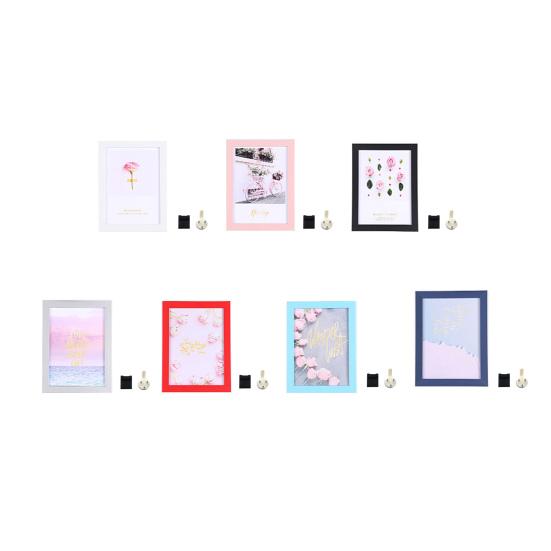1 Set 5 Zoll Fotorahmen Patchwork Wasserdicht Verdickt Dekoratives Schaumstoff Wandbehang Foto Display Rahmen Haushaltsartikel