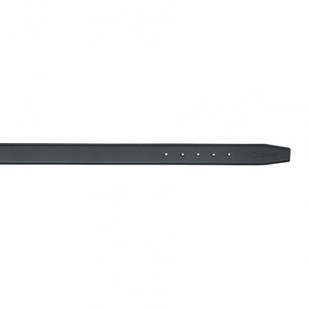 TaylorMade Men's Basic T-Buckle Belt, White, One Size Fits Up To 95cm, Visor, 2025SS UN565