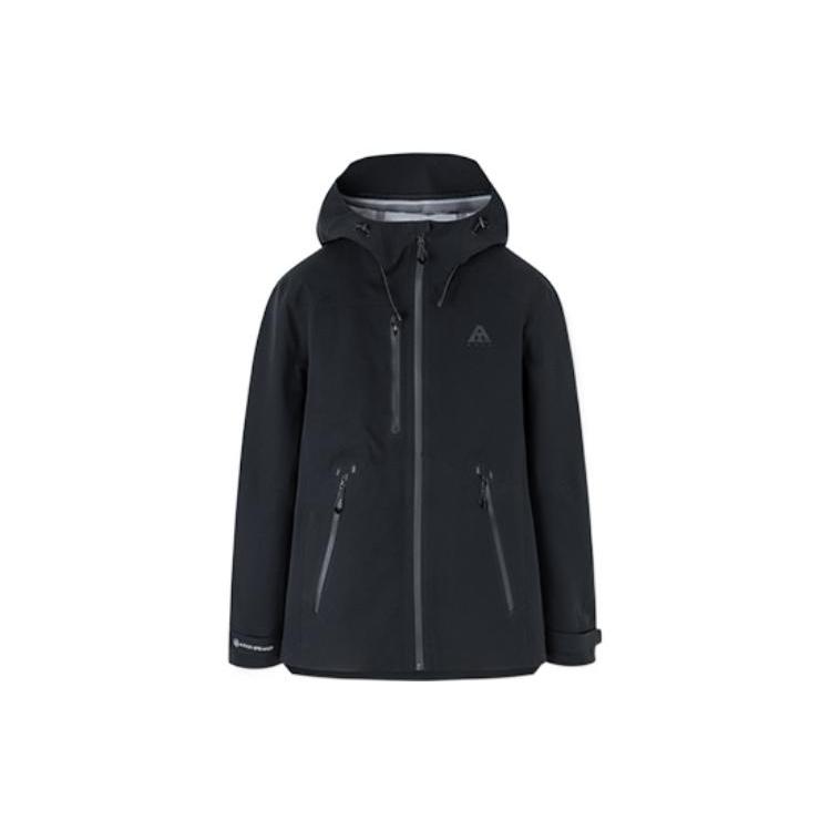 Anta Waterproof Windbreaker Jacket Unisex Basic Black 952317602-4 XXXL