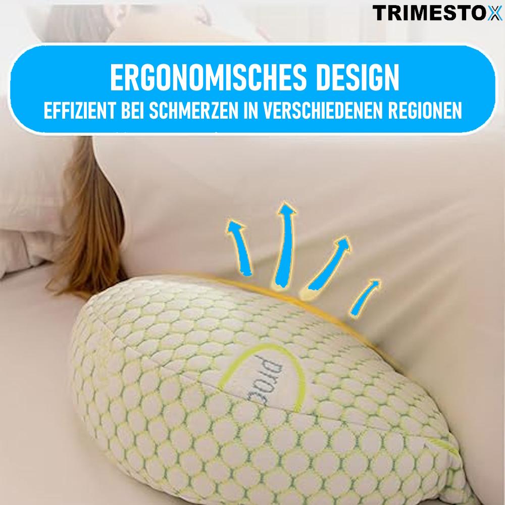 TRIMESTOX Schwangerschaftskissen Stillkissen U-förmig Körper Lagerungskissen