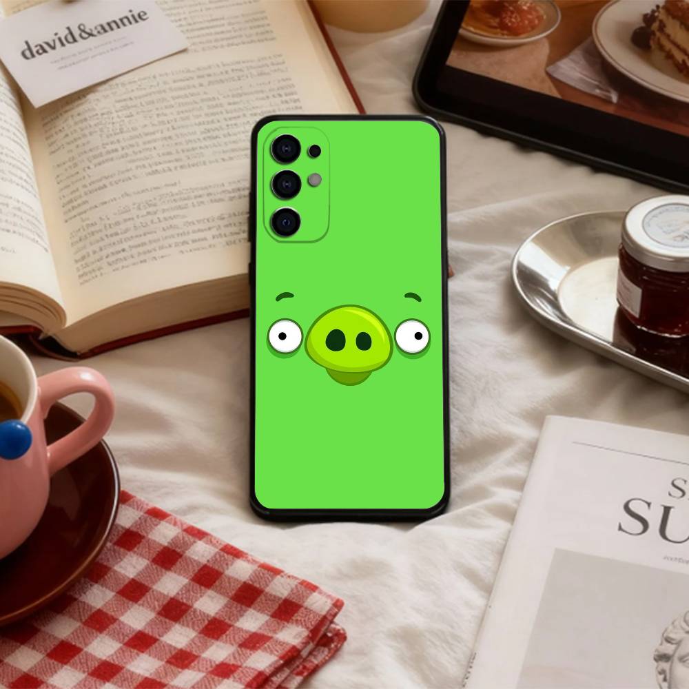 Puzzle C-Classic game A-Angry Birds Phone Case For Samsung S 25,24,23,22,30,21,10,9,Ultra,Plus,Lite,FE,4,5 G Soft Black Case Samsung S24fe