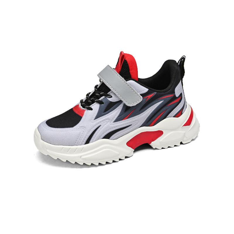 Boys' 2025 Autumn/Winter Breathable Mesh Running Shoes - Non-slip, Wear-resistant Sports Shoes for Kids