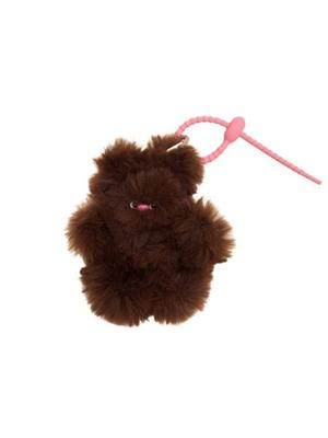 MOSSGARDEN1919 Boku Boku Character Keychain Fluffy Bear (Brown)