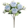 Retro Rose Artificial Flower Arrangement for Living Room & Dining Table Decoration