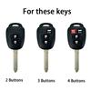 2/3/4 Buttons Tpu  Car Key Cover Case For Toyota Camry Rav4 Corolla Tacoma Vios Prius C Highlander Anti-Scratch Protective Case