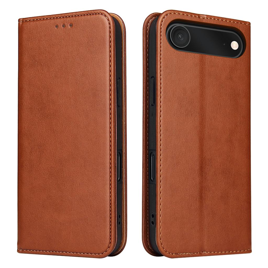 FIERRE SHANN For iPhone Air Case PU Leather Flip Stand Wallet Phone Cover