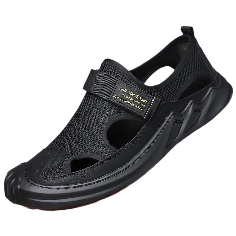 Men's Shoes Casual Shoes Men's New Breathable Sandals Men's Sports Shoes Bag Head Beach Shoes Men's Comfortable Casual Shoes