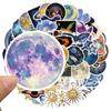 50 Stück Universum Planet Kunst Ästhetik Aufkleber DIY Handy Gitarre Laptop Notizbuch Koffer Tasse Wasserdichter Aufkleber Kinderspielzeug