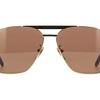 Gucci Aviator Metal Sunglasses Men's Brown