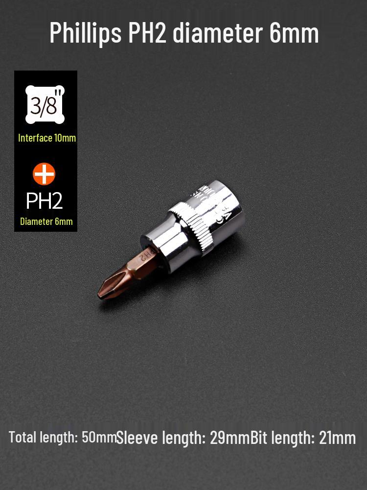 Flower Pattern Torx T30 T40 Slotted Phillips Screwdriver Bit Set with Press-Fit Heads