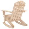 Vidaxl Garden Adirondack Rocking Chair, Solid Fir Wood