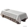 Extra Large White Beauty Salon Bed Sheet with Hole for Massage Tables