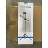 Boom Microphone Stand, Aokeo Floor-Mounted Tablet Microphone Stand with Tripod, 42-68 Inch Portable Microphone Stand with Hanger and Carrying Bag, Sup