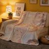 Anime O-Onimai Throw Soft Cozy Flannel Throw Blanket for Sofa Bedroom and More