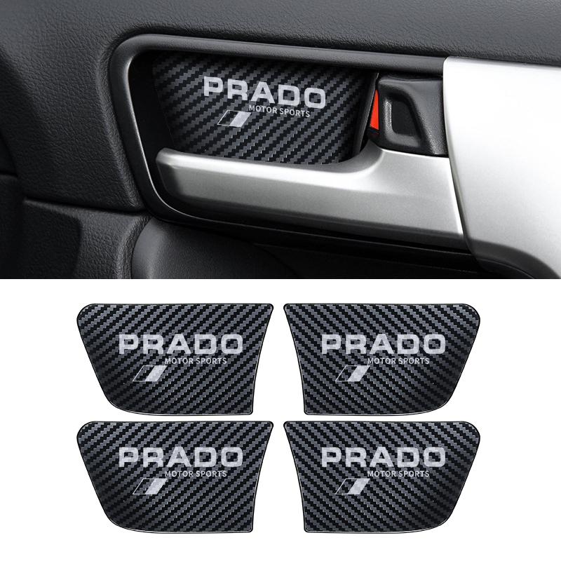 AAAT1 Stainless Steel Door Bowl Decorative sticker,For Toyota Land Cruiser Prado 150 2010-2023 2022 Interior Accessories LC150 FJ150
