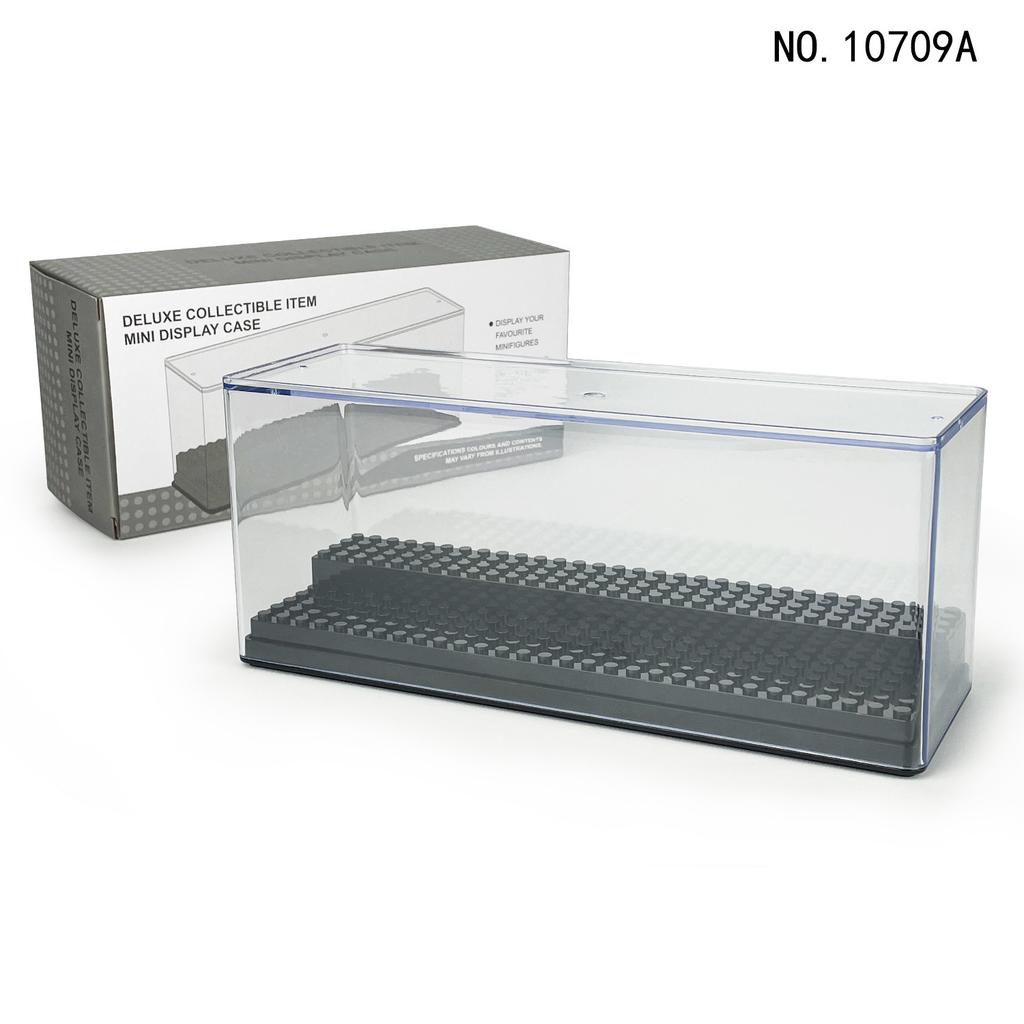 Small Particle Display Box 10709 Dust Storage Box Children'S Assembled Toy Building Block Alloy Car Model Transparent Cover Pendulum
