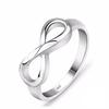 Fashion Silver Color Infinity Ring Eternity Ring Charms Best Friend Gift Endless Love Symbol Fashion Rings For Women Jewelry 2025