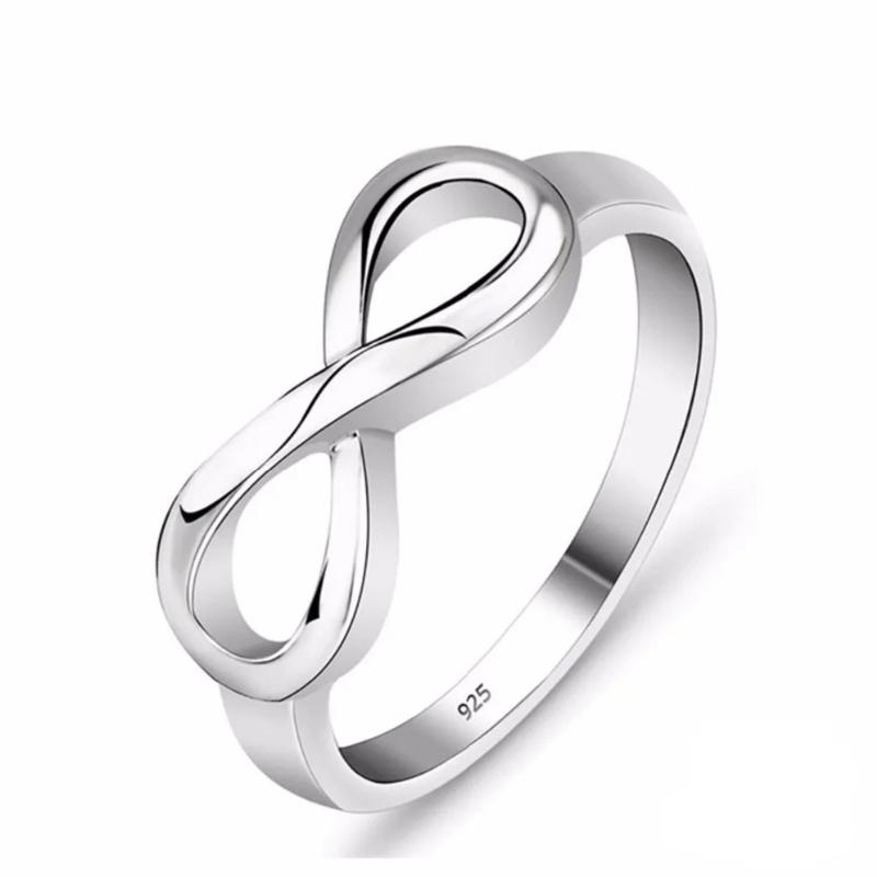 Fashion Silver color Infinity Ring Eternity Ring Charms Best Friend Gift Endless Love Symbol Fashion Rings For Women jewelry 2025 5